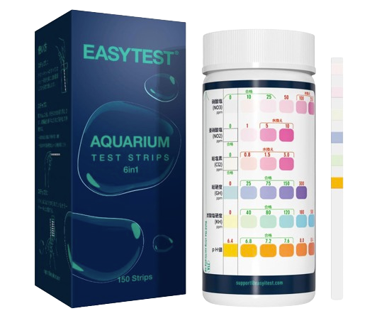 ensure healthy water quality with easytest 6 in 1 aquarium test strips