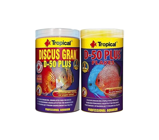 premium nutrition for your discus fish with tropical discus gran d 50 plus and discus flocken d 50